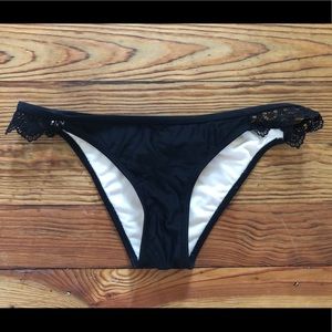Kendall and Kylie Black Lace Bathing Suit Bottoms